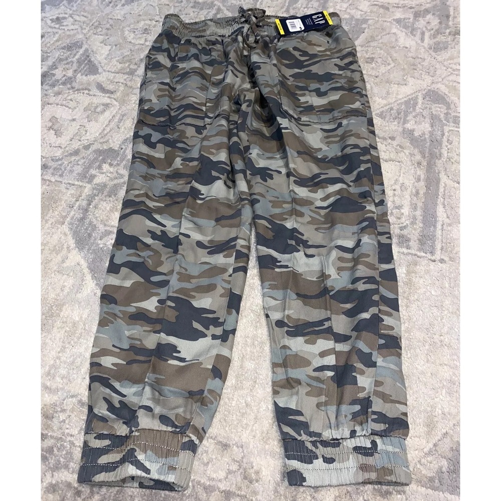 GAP Women's Camo Track Pants - Green, Brown, Black